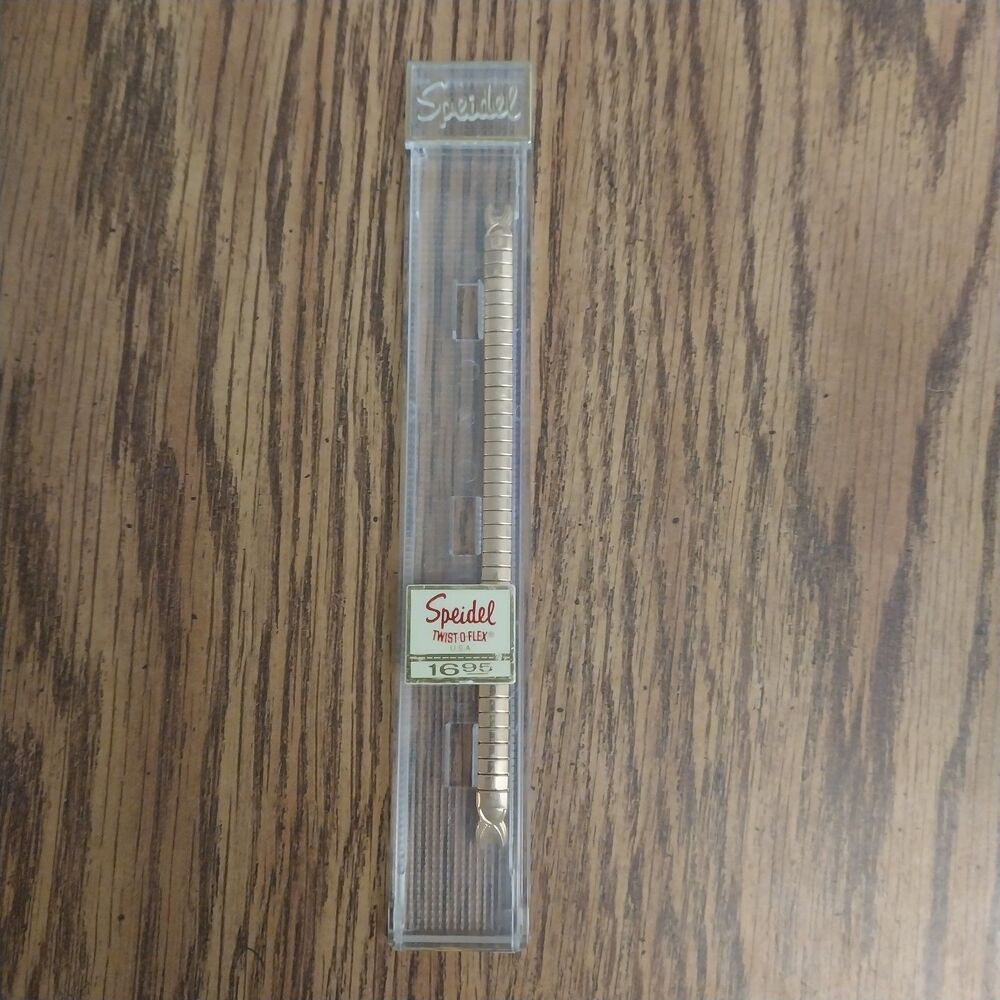 Speidel 733/31 R Gold Tone Twist-O-Flex Watch Band